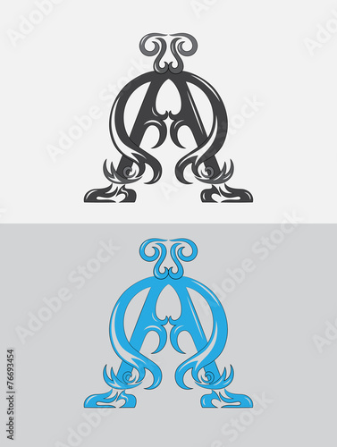 Alpha and Omega, art vector design