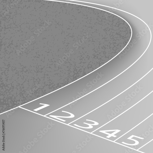 Racetrack scene gray color