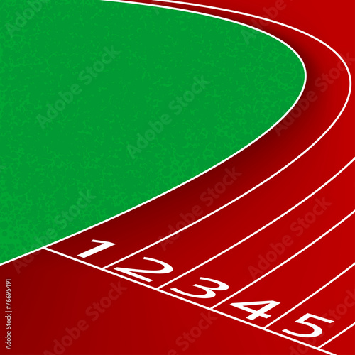 Racetrack scene,sports and exercise vector background