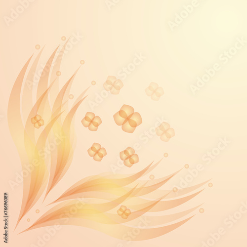 Sfondo astratto con farfalle