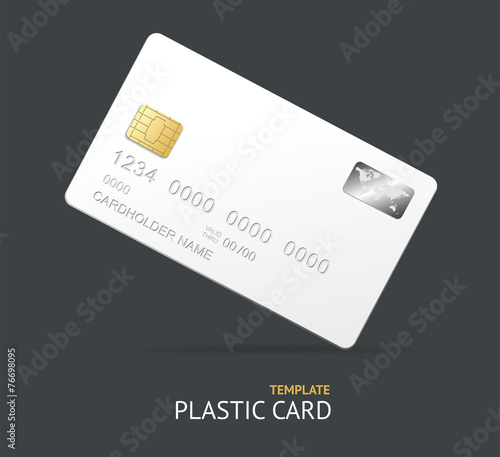 Vector credit card template