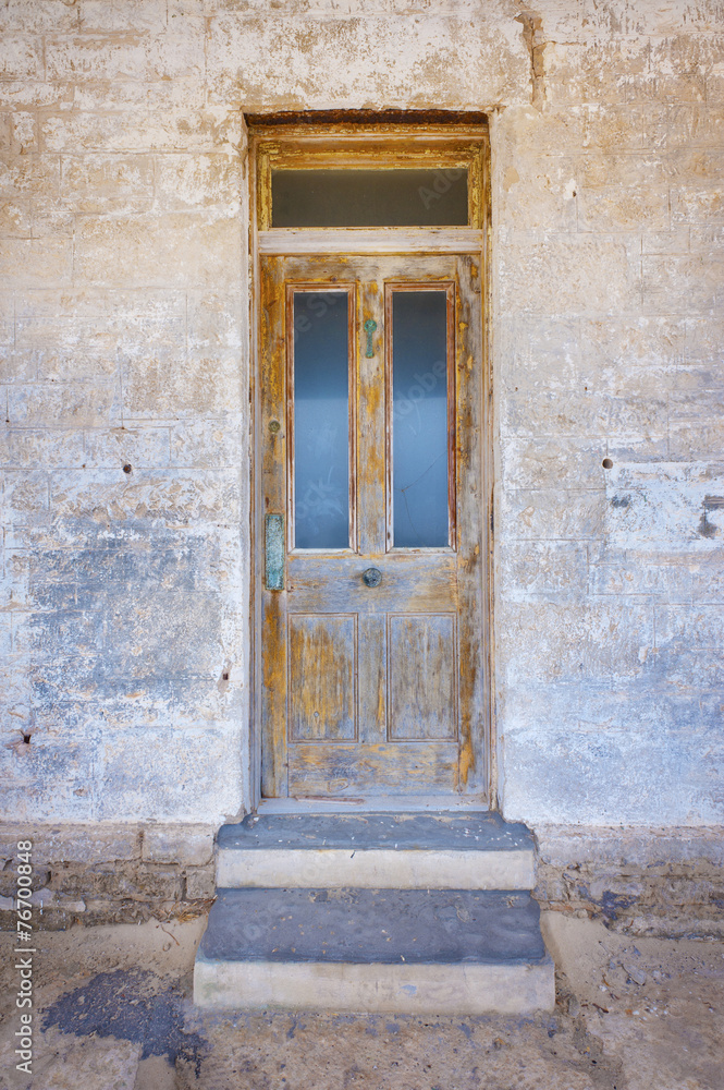 Old Wooden Front Door