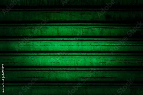Green steel  shutter door