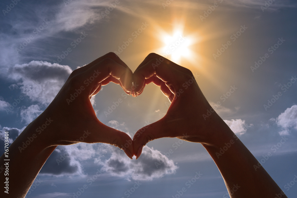 Fototapeta premium Liebe Symbol