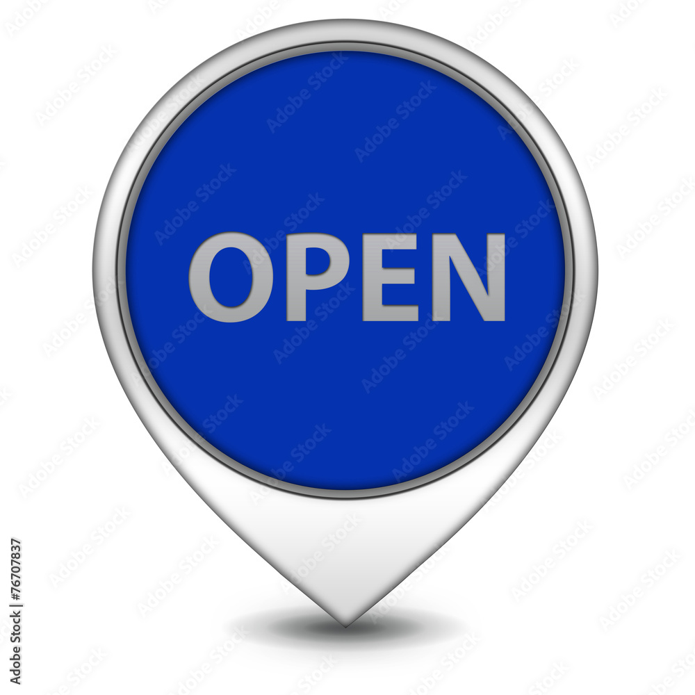 open pointer icon on white background open pointer icon on white background