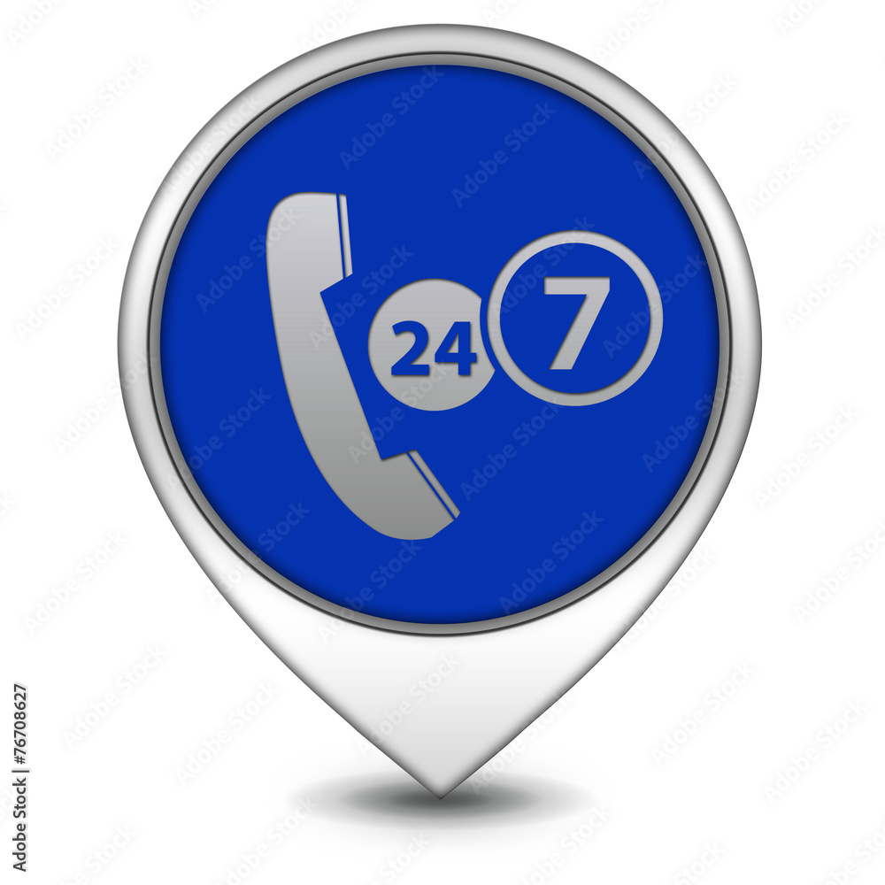 Support pointer icon on white background Support pointer icon on white background