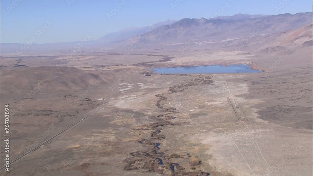 Desert River Mountain Lake Desert River Mountain Lake