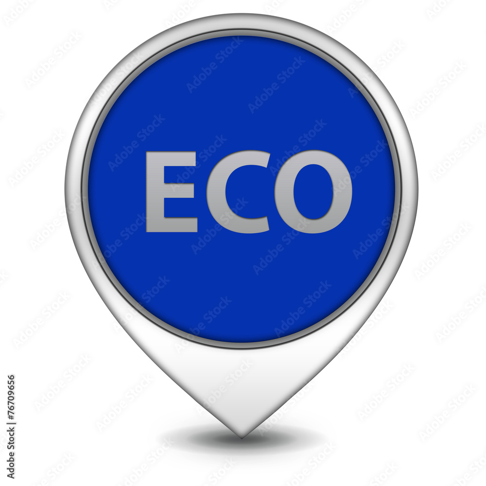 eco pointer icon on white background eco pointer icon on white background