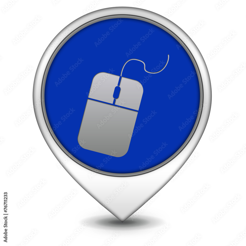 Computer mouse pointer icon on white background Computer mouse pointer icon on white background