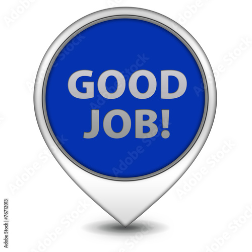 Good job pointer icon on white background Free Download Good job pointer icon on white background - GFXLoad
