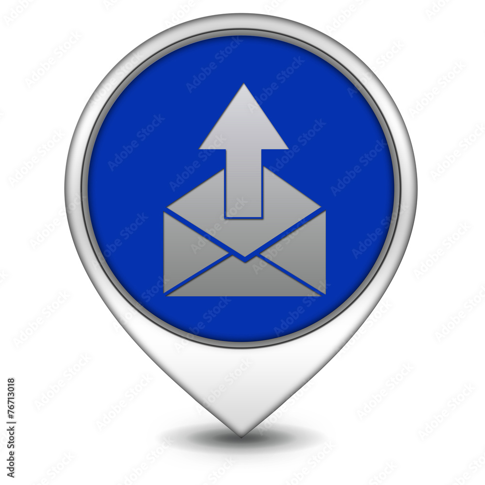 send pointer icon on white background send pointer icon on white background