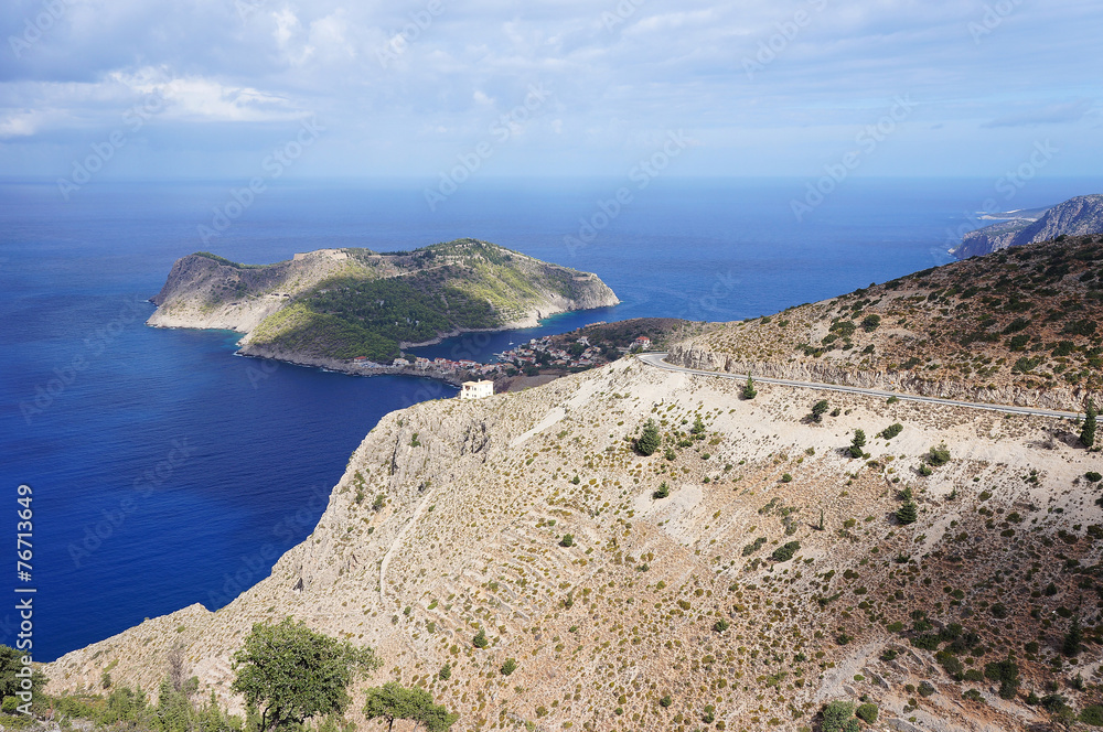 Assos,small beautiful village in Kefalonia Assos,small beautiful village in Kefalonia
