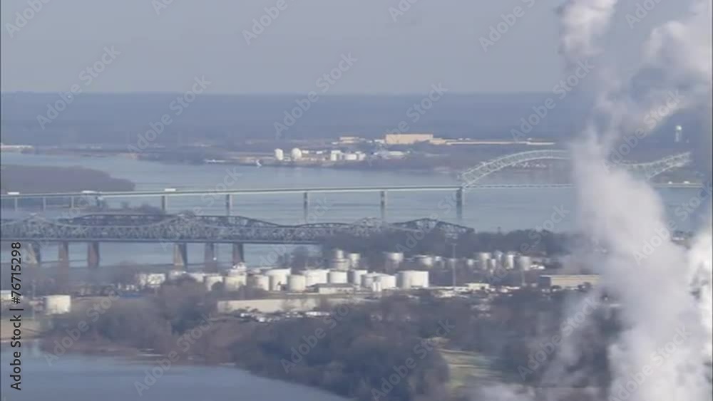 Industrial City Skyline Memphis Tennessee Industrial City Skyline Memphis Tennessee