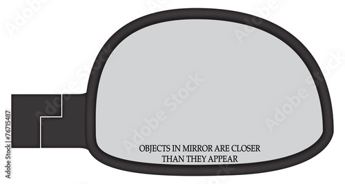 Objects In Chunky Car Side Mirror Closer