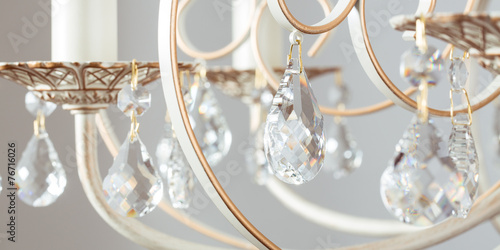 Lamp crystal light background