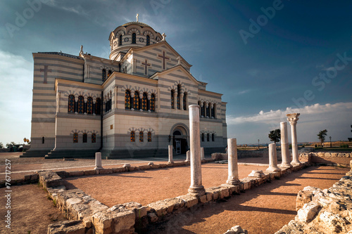 Fotografie The main cathedral of Chersonesos in Crimea