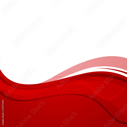 Vector Illustration of an Abstract Red Background