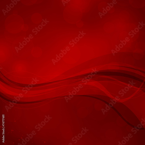 Vector Illustration of an Abstract Red Background