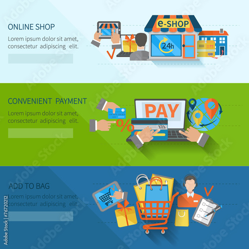 Shopping E-commerce Banners