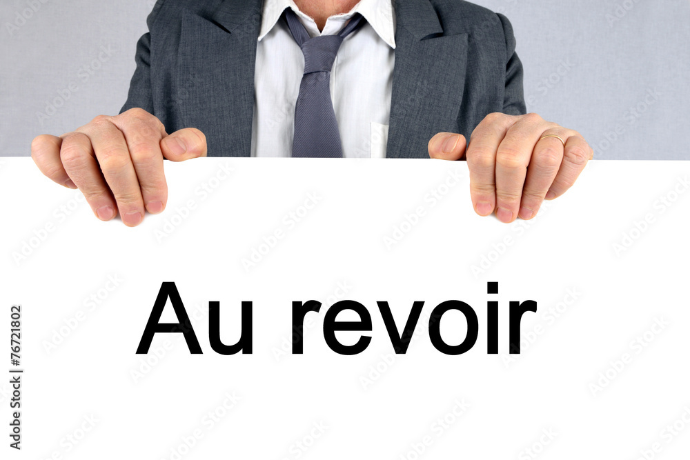 Obraz premium Au revoir
