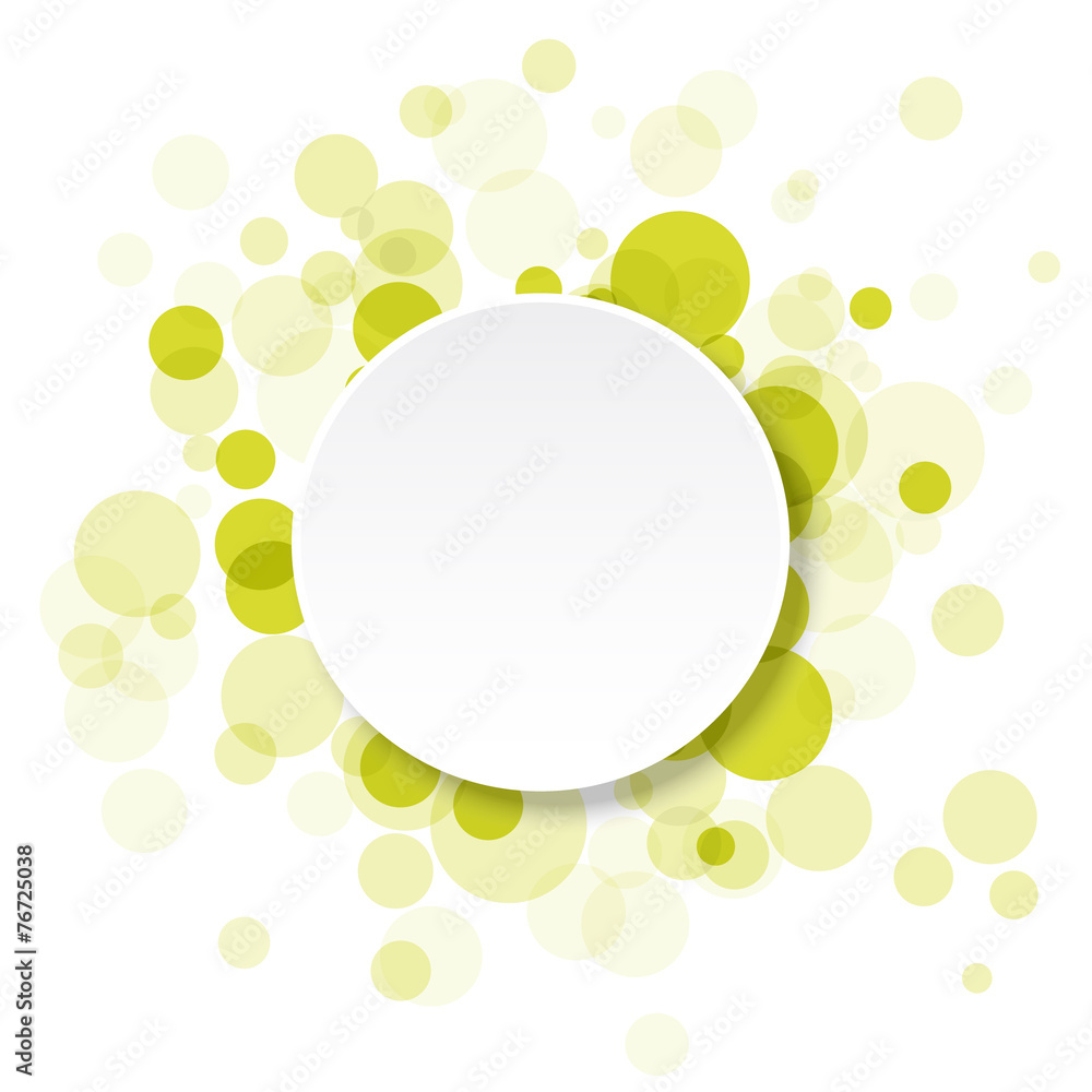 Infographic Abstract Circles - Art Vector Background