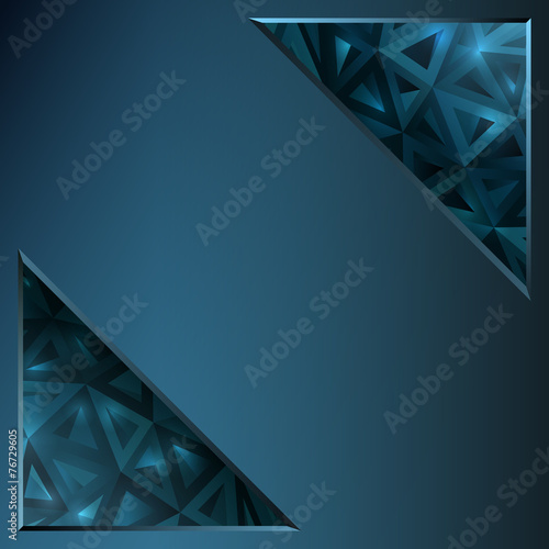 Abstract Background with Triangular Elements