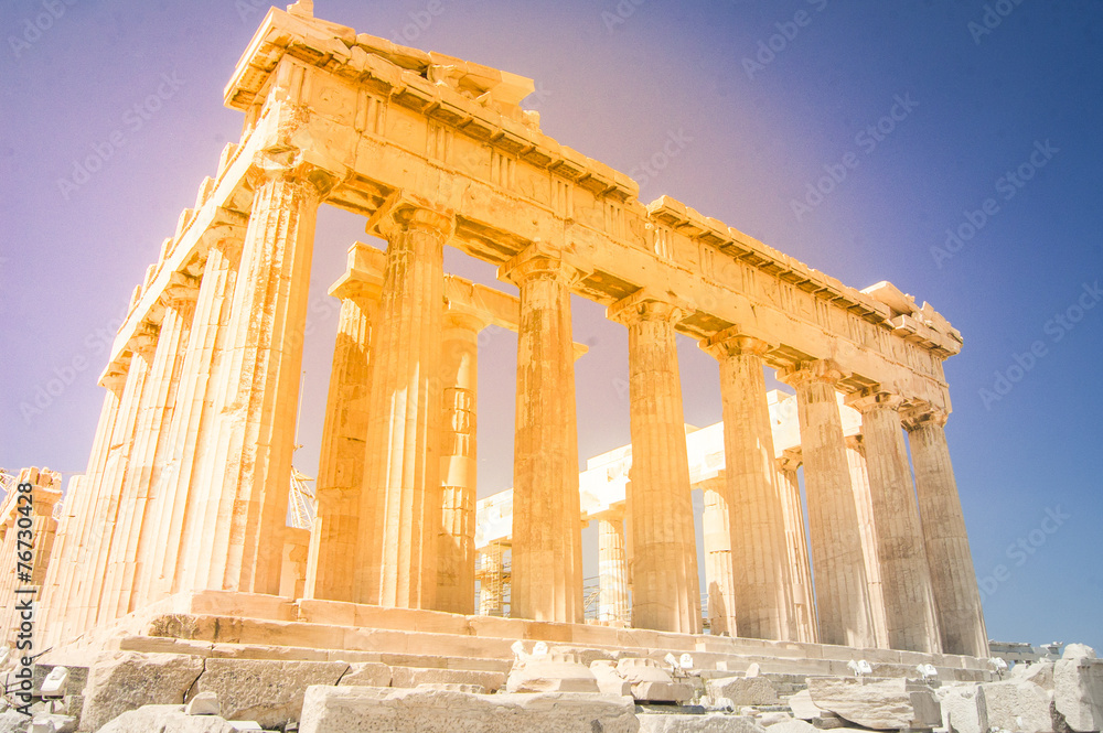 Fototapeta premium Parthenon temple - Athens, Greece