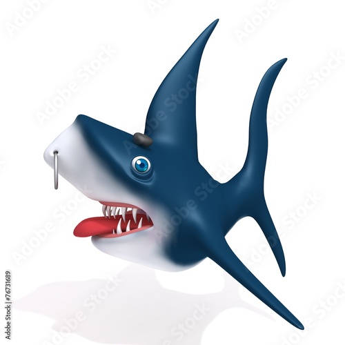 Shark 3d illustration