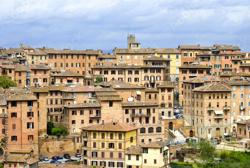 The city of Siena, Tuscany