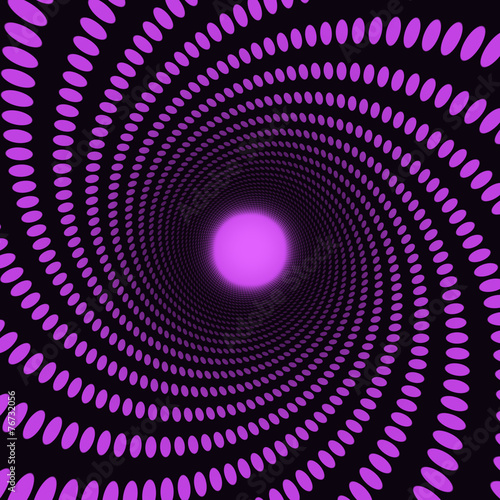 spiral of dots