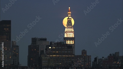 Full Moon Manhattan Island
