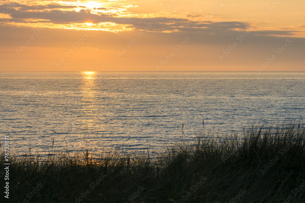 Sonnenuntergang über der Ostsee/Darßer Ort
