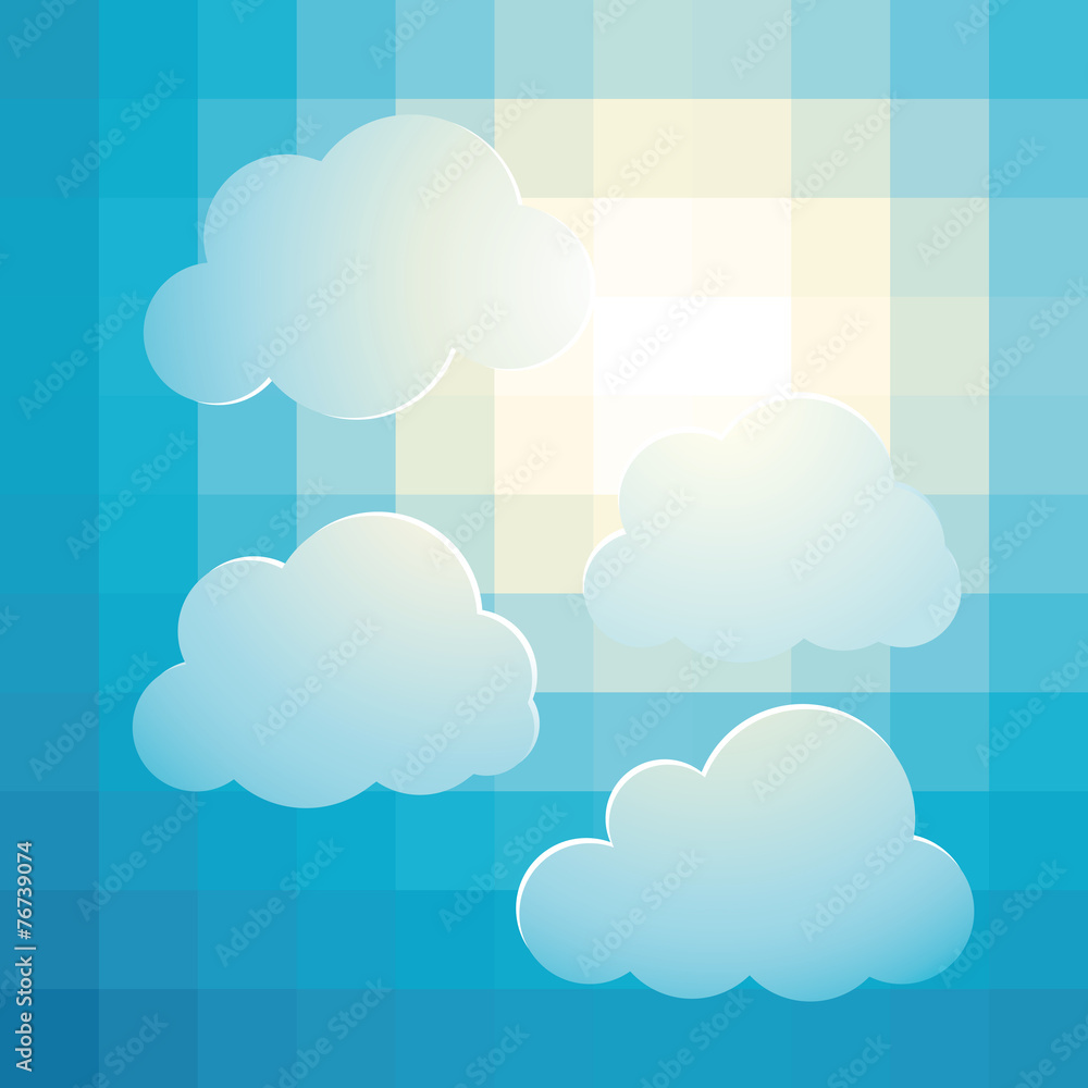cloudy bright sky cloudy bright sky