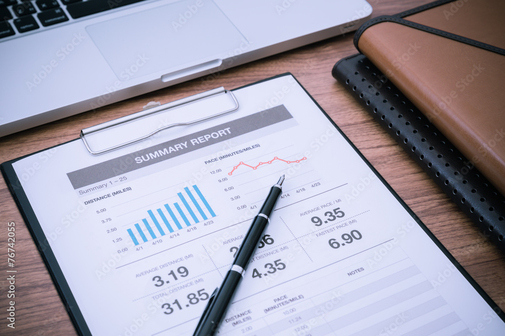 Showing business and financial report. Accounting Showing business and financial report. Accounting