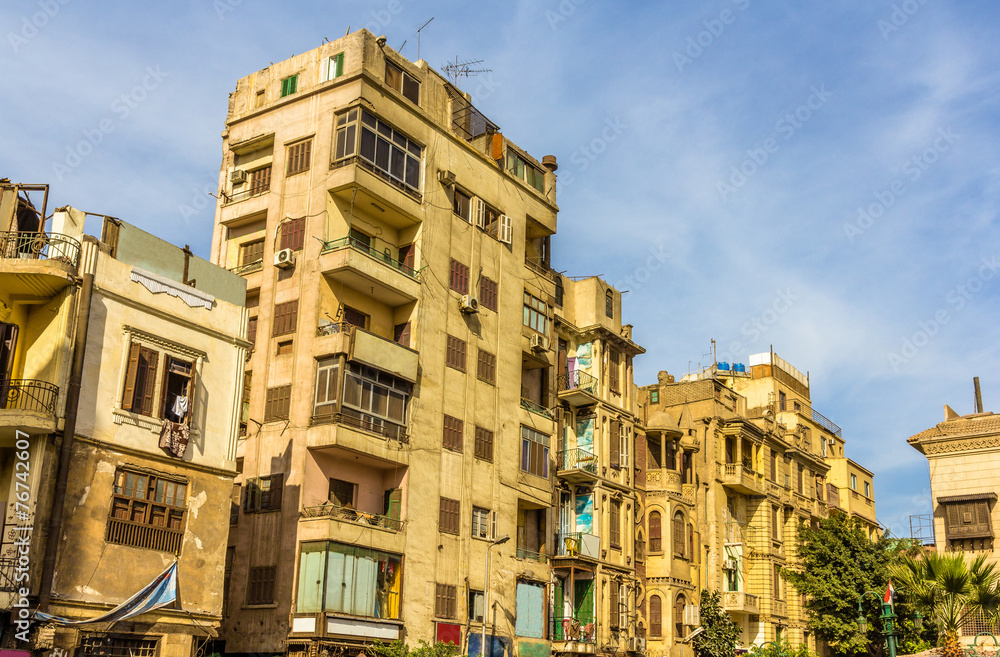 Buildings in the Islamic district of Cairo - Egypt