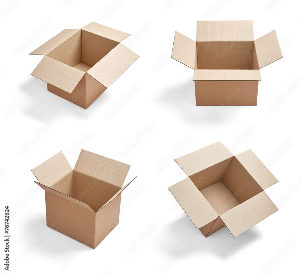 box package delivery cardboard carton