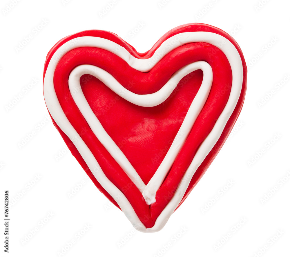 Red valentine heart