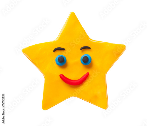 Plasticine star photo