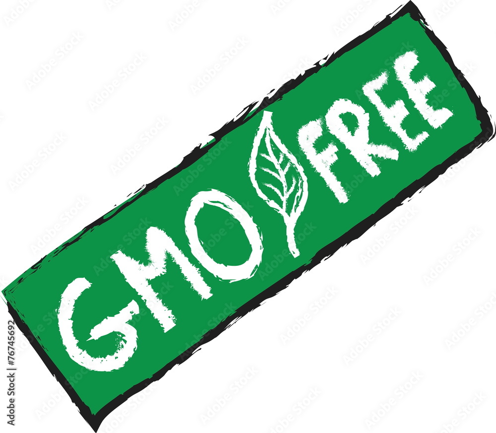 Gmo free grunge rubber stamp on white background Gmo free grunge rubber stamp on white background