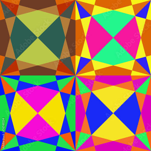 Colorful seamless mosaic