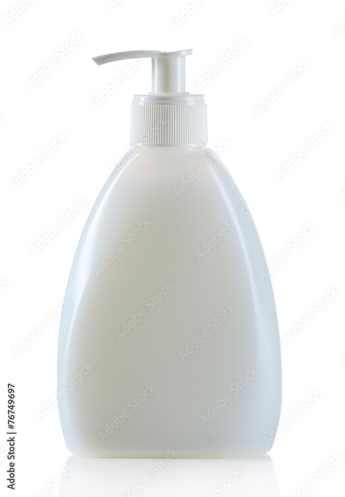 Cosmetic bottle isolated on white Cosmetic bottle isolated on white