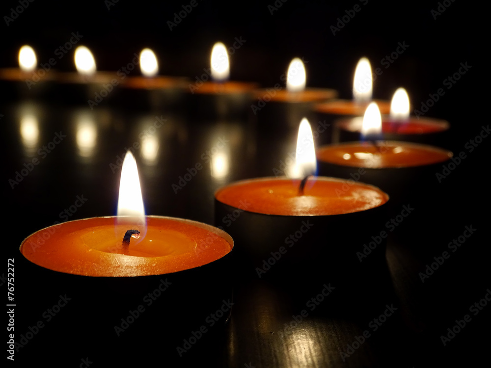 candles on a dark background candles on a dark background