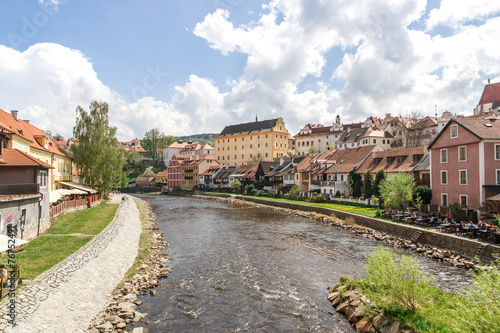 View of Cesky Krumlov of the Czech Republic