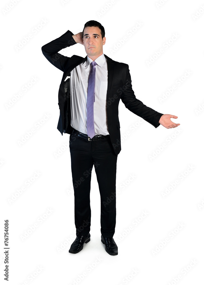 Business man thinking Business man thinking