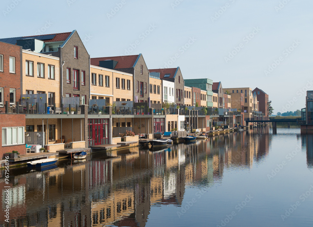 row of canal houses