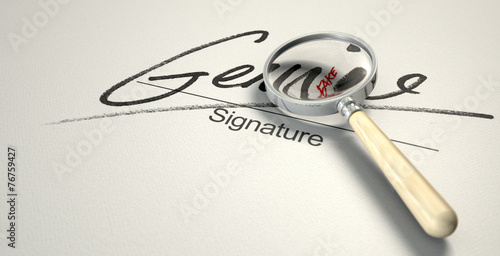 Genuine Fake Signature