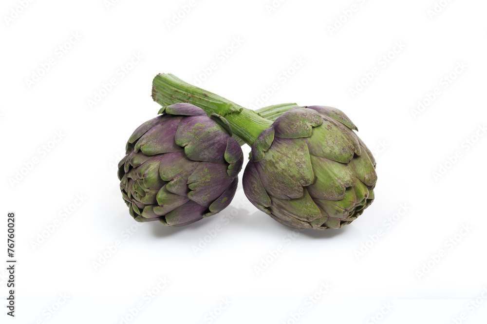 Fresh purple artichokes Fresh purple artichokes