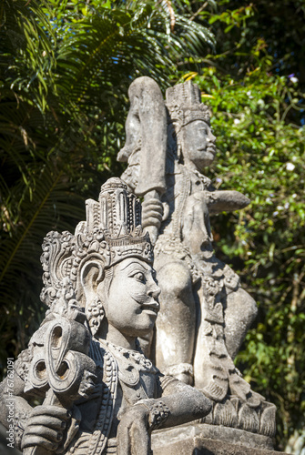 Statue details of hindu temple, Bali, Indonesia