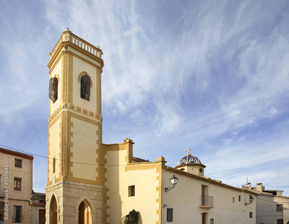 Church of St. Anthony in La Ermita. Province of Alicante. Spain