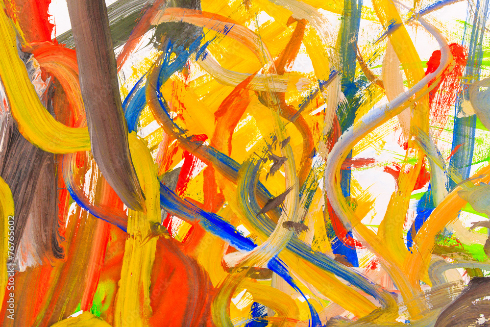 Fototapeta premium Abstract oil painting